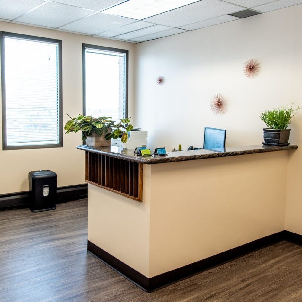 Reception area at Denver Mental Health Collective